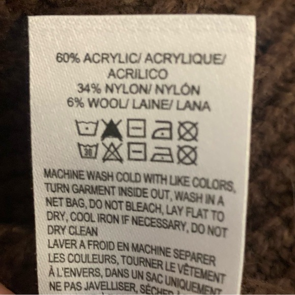 🍀LUCKY BRAND🍀 Heavy Blend Quarter Zip Sweater - Picture 3 of 6